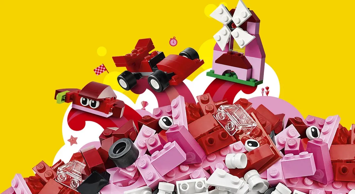 LEGO Classic Rode Creatieve Doos 10707 - 55 Stukken