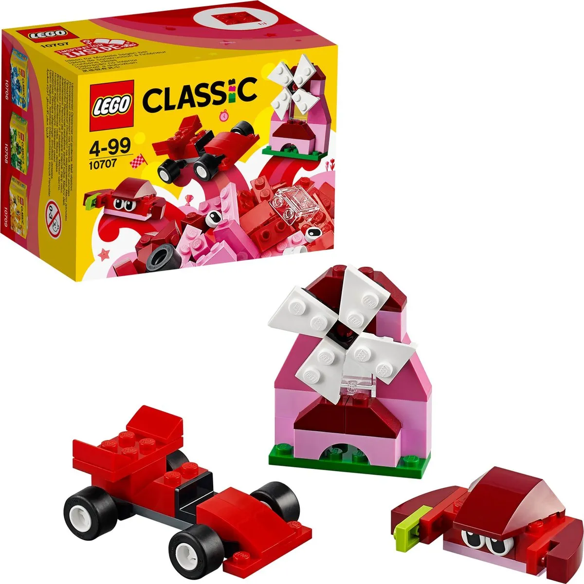 LEGO Classic Rode Creatieve Doos 10707 - 55 Stukken