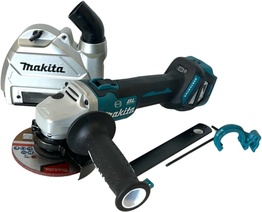 Makita DGA514ZJU1 Haakse Accuslijper 125mm - Incl. accessoires - afbeelding 6 van 6
