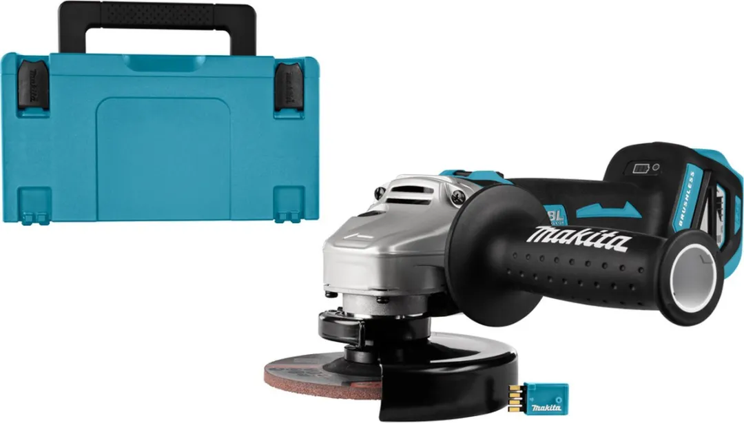 Makita DGA514ZJU1 Haakse Accuslijper 125mm - Incl. accessoires