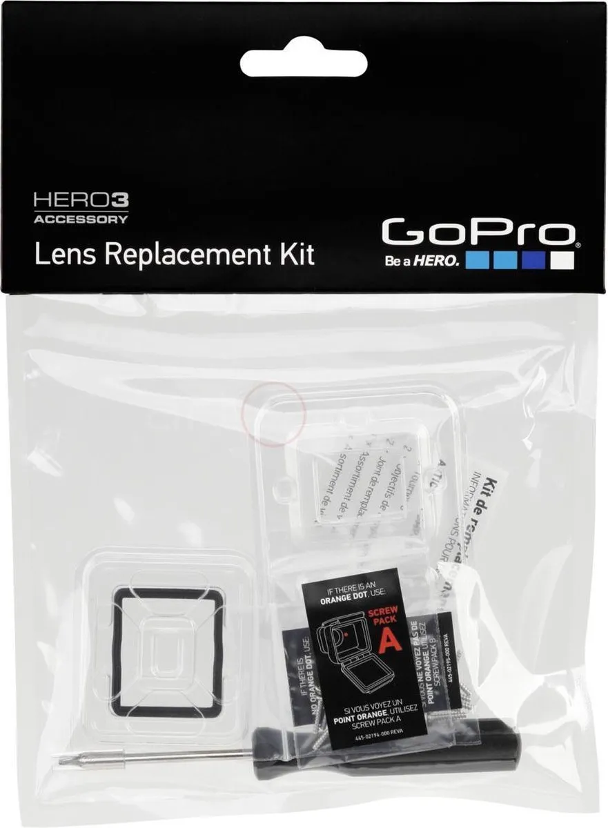 GoPro Lens Vervangingskit DGWALNRK-301 - 2 Lenzen - Multi