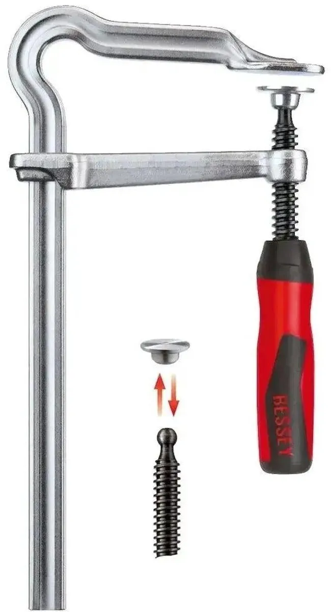 Bessey GM20Z2K Omega Lijmklem 200x100mm - Blauw/Geel