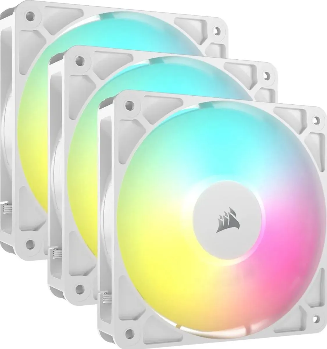Corsair RS120 ARGB Ventilator 120mm - 3 Stuks - Wit