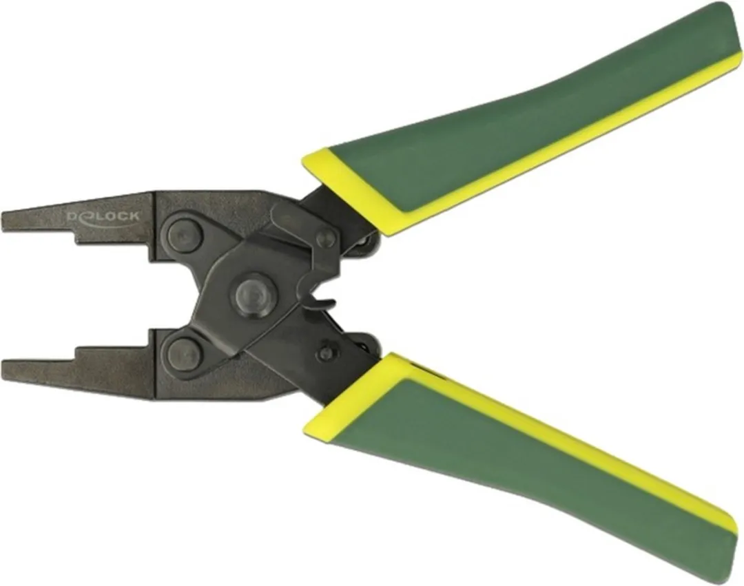 Delock Parallelle netwerk tang 11-32mm - Groen/Zwart/Geel