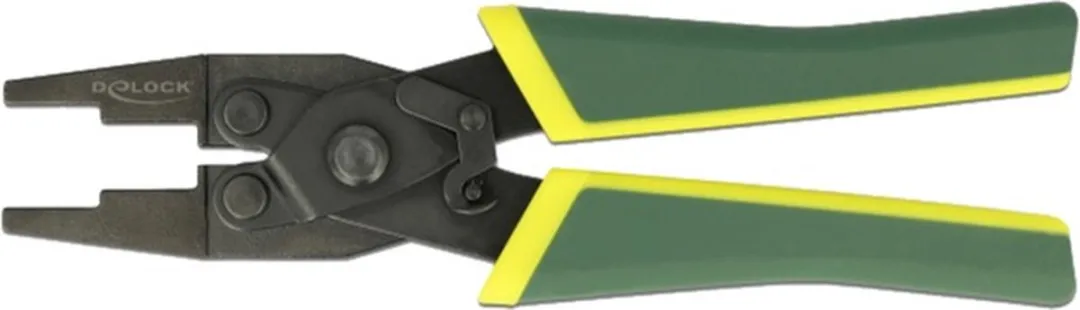 Delock Parallelle netwerk tang 11-32mm - Groen/Zwart/Geel