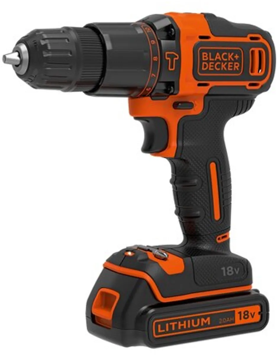 BLACK+DECKER BDCHD18 Accuboormachine 18V - 2x 2000mAh