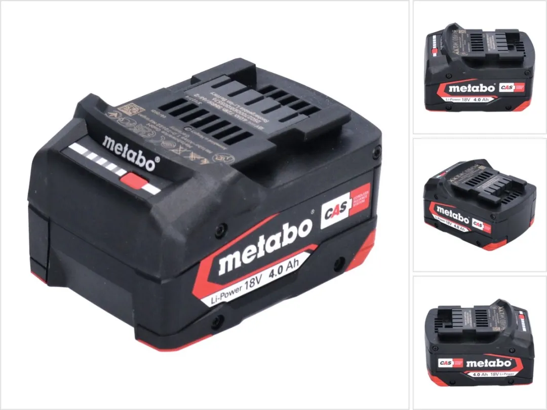 Metabo 625027000 18V Li-Power Accu 4,0Ah - 1 Stuks