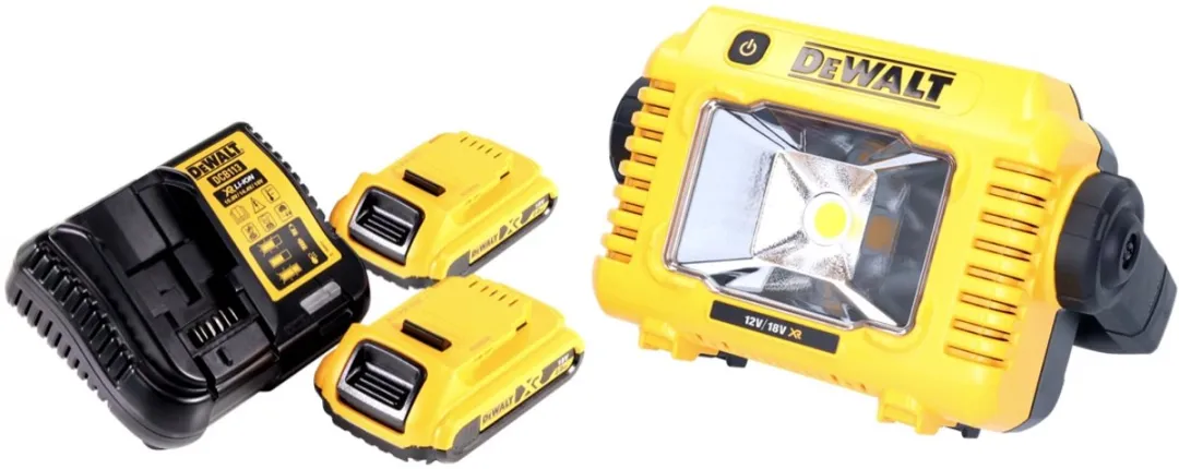 DeWalt DCL077 D2 LED Werklamp 12/18V 2000lm - Geel - afbeelding 2 van 5