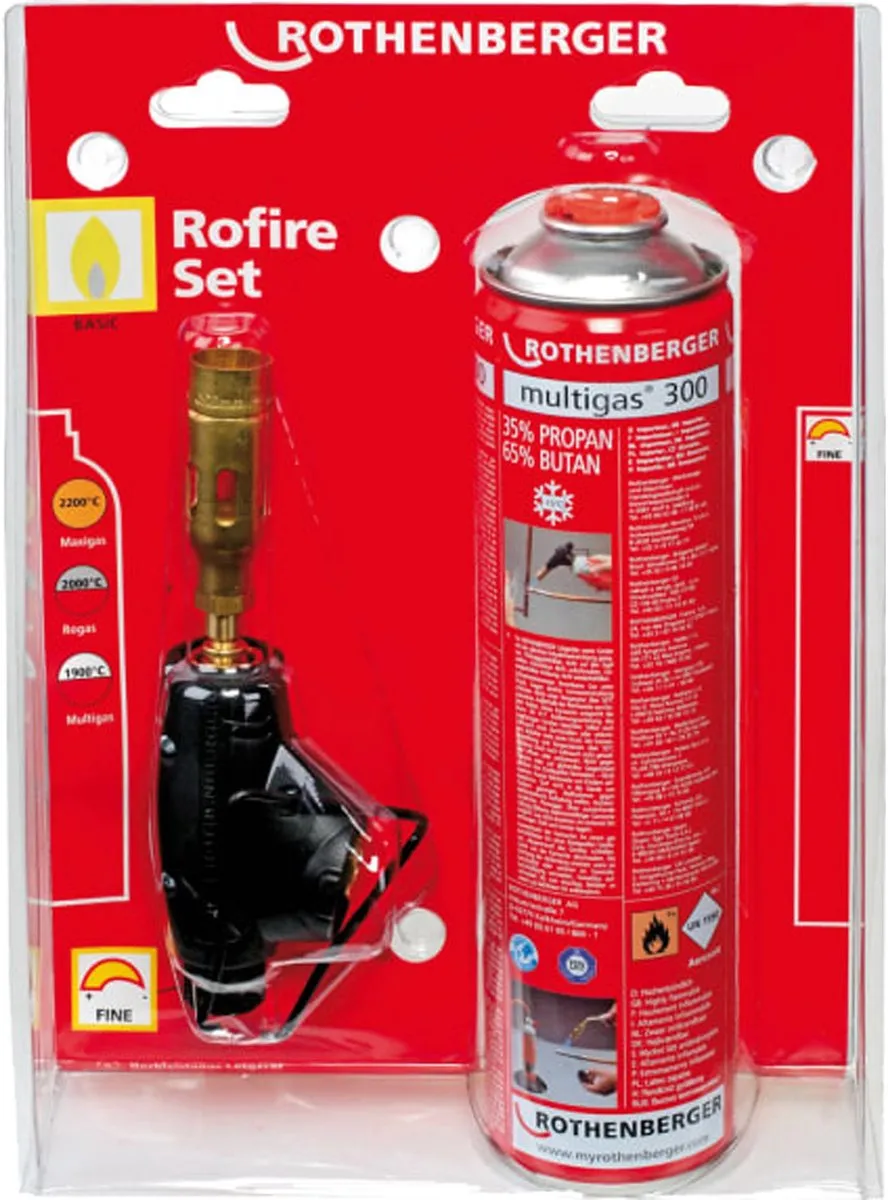 Rothenberger Rofire Multigas 300 Set 7/16" - 1W