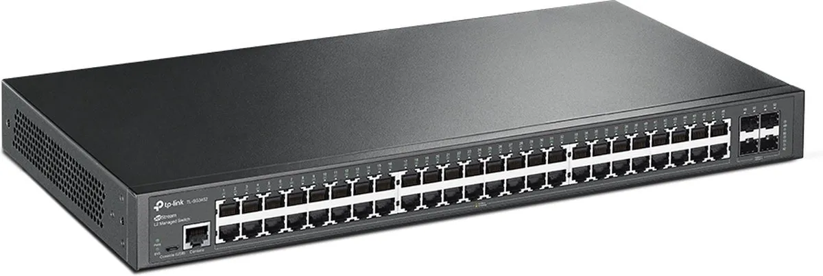 TP-Link TL-SG3452 Managed Netwerk Switch - Zwart
