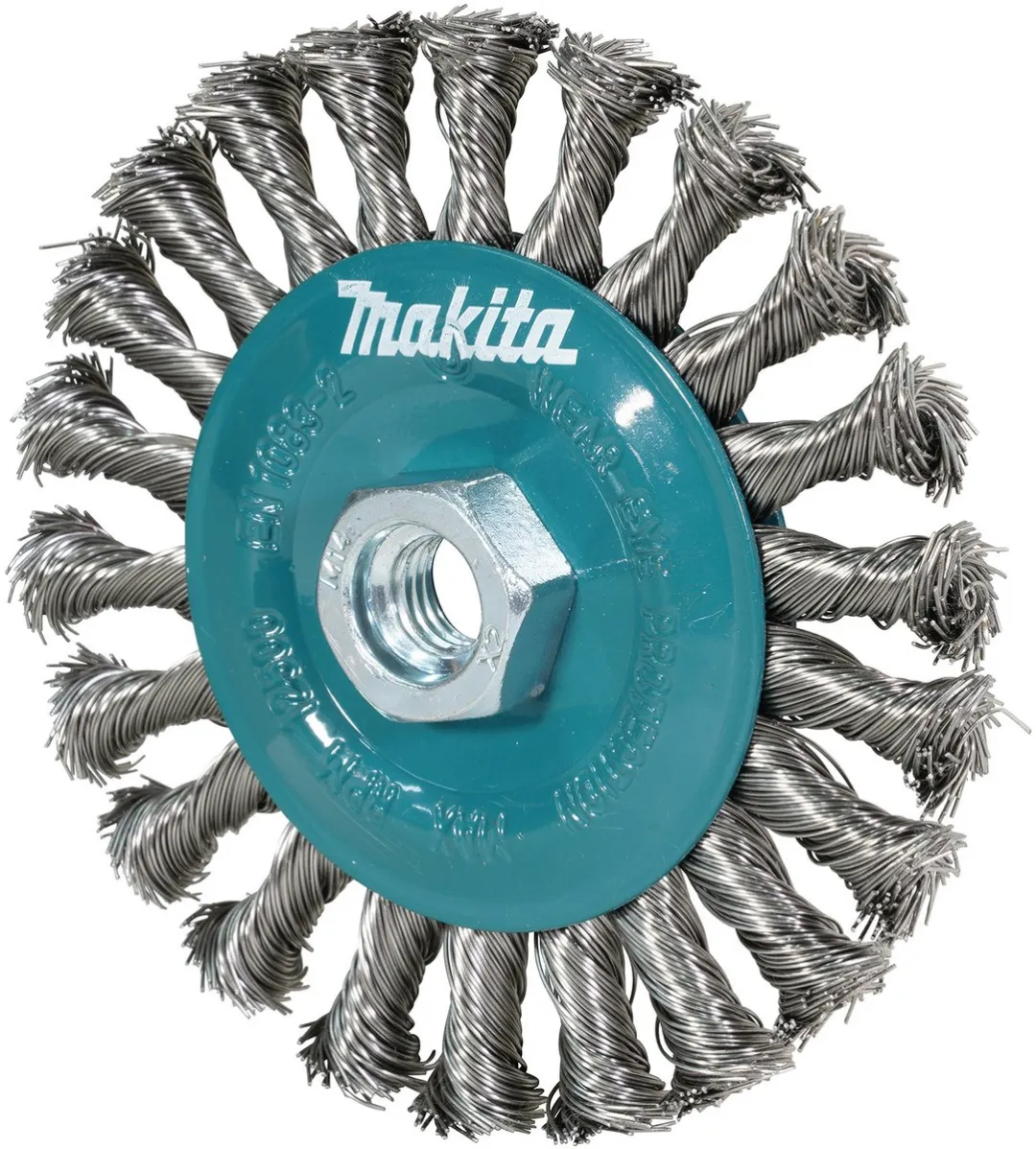 Makita Ronde Borstel Geknoopt 125xM14 INOX