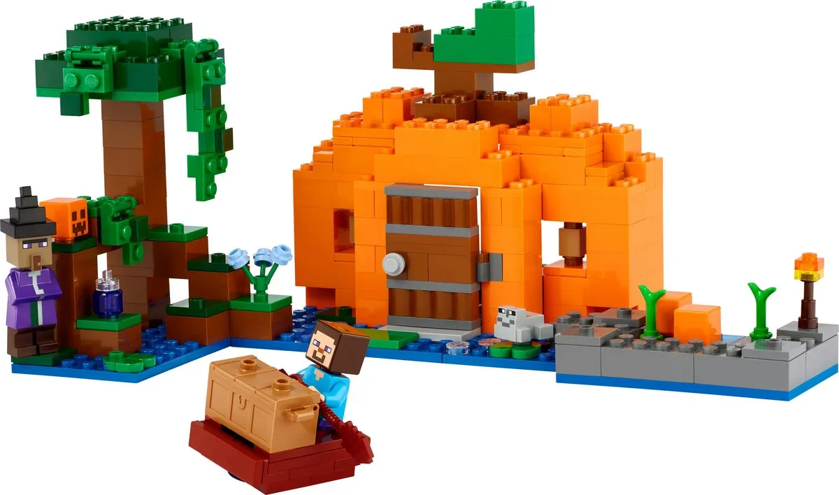 LEGO Minecraft De Pompoenboerderij 21248 - 257 Stukken - afbeelding 6 van 6