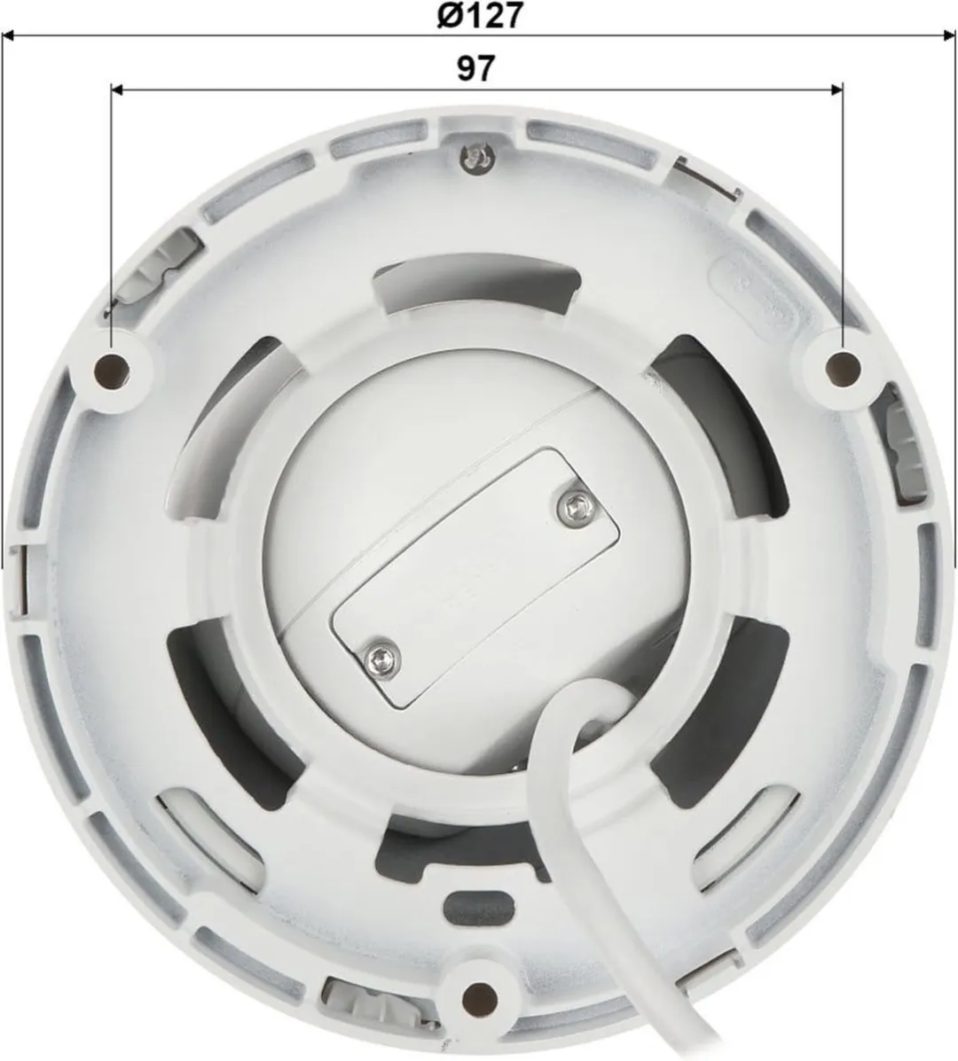 Hikvision DS-2CD2345G0P-I 4MP Camera - 180° - Wit