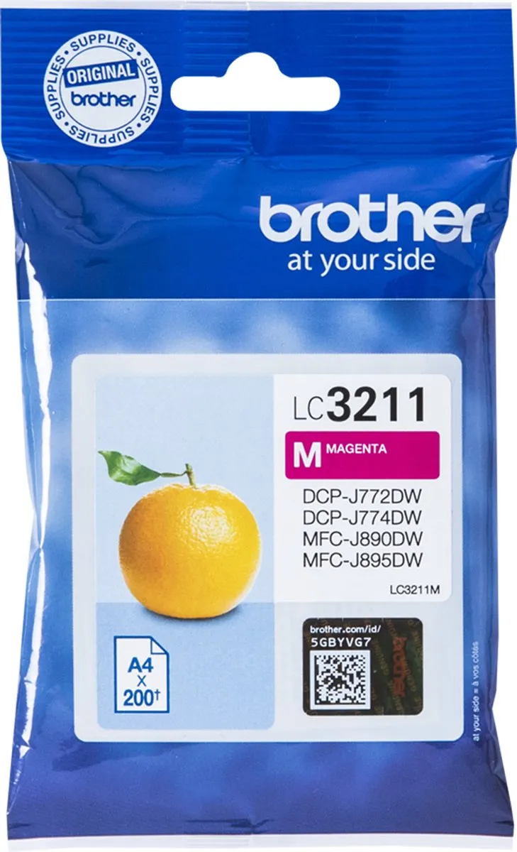 Brother LC-3211M Inktcartridge Magenta - 200 pagina's