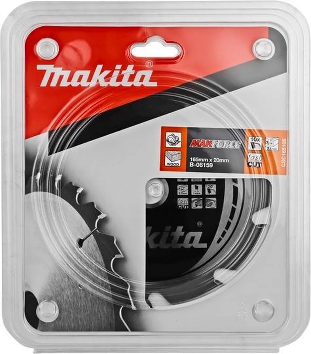 Makita Makforce Cirkelzaagblad B-08159 - Ø165mm 10T