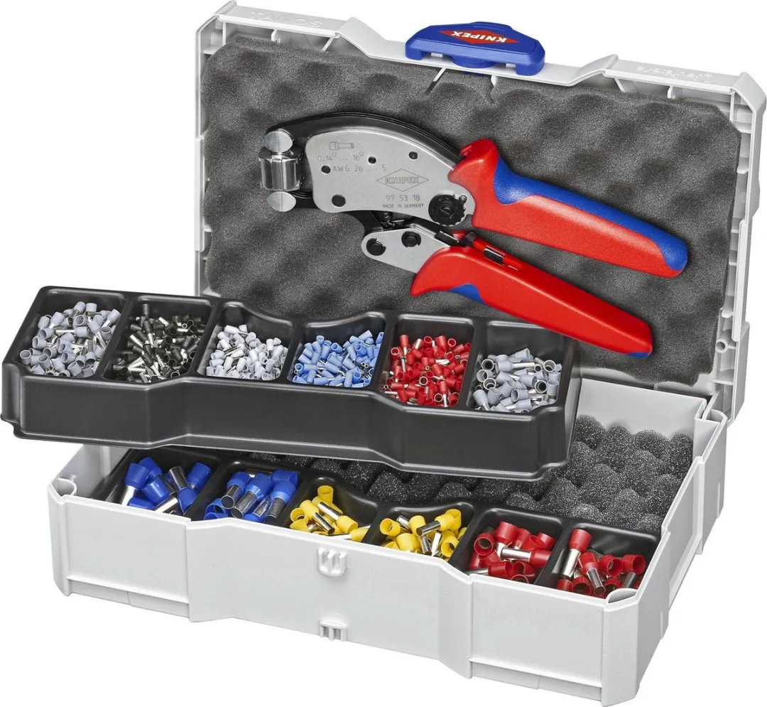 Knipex Twistor 16 Krimpset Adereindhulzen 0.14-16mm²