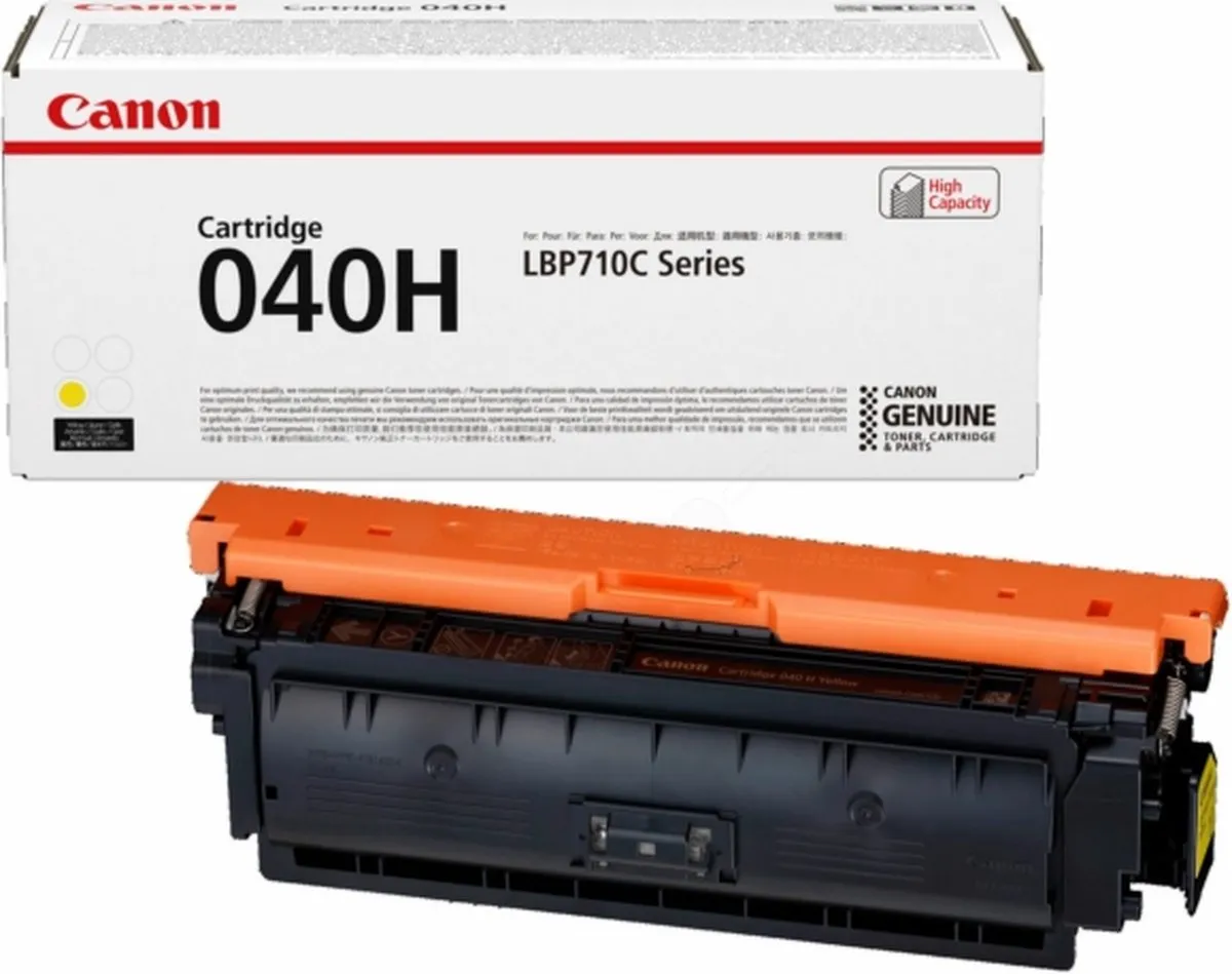 Canon 040H Geel Tonercartridge - 10.000 pagina's