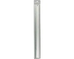 Creativ Company Metalen Snijliniaal 40cm - Grijs