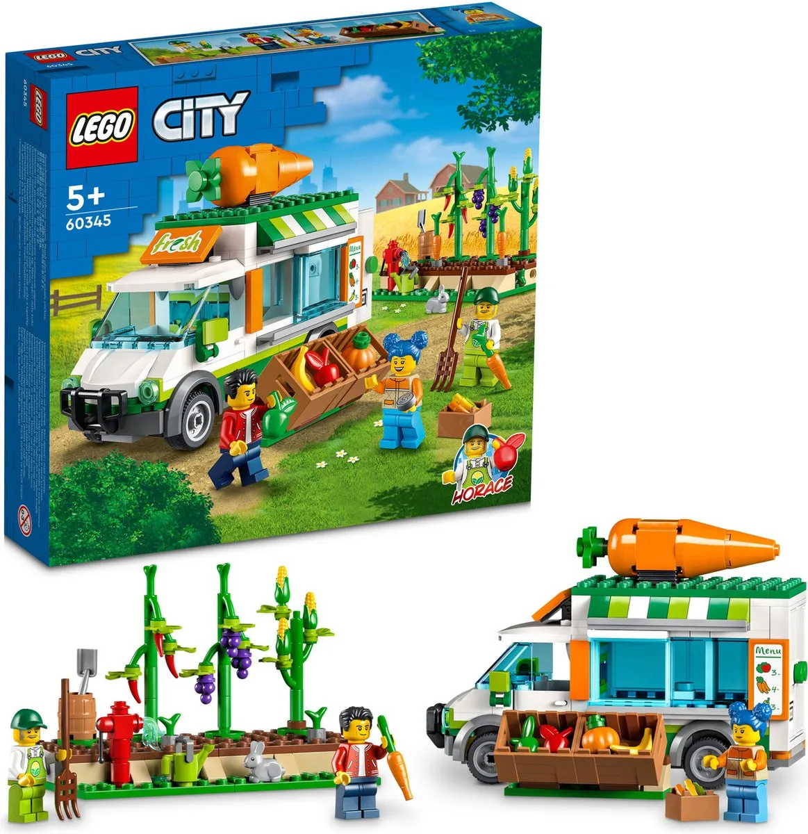 LEGO City Farm Boerenmarkt Wagen 60345 - Multicolor - afbeelding 6 van 6