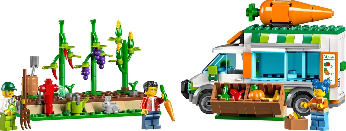LEGO City Farm Boerenmarkt Wagen 60345 - Multicolor - afbeelding 2 van 6