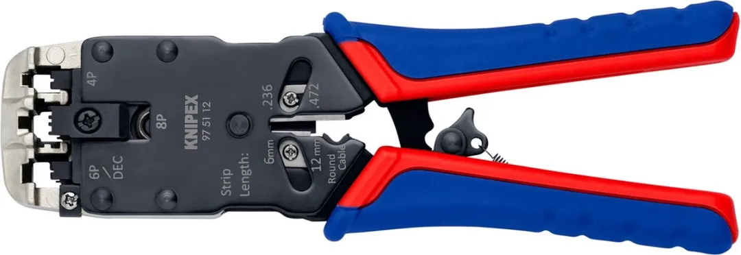 Knipex 975112 Krimptang Westernstekkers 200mm