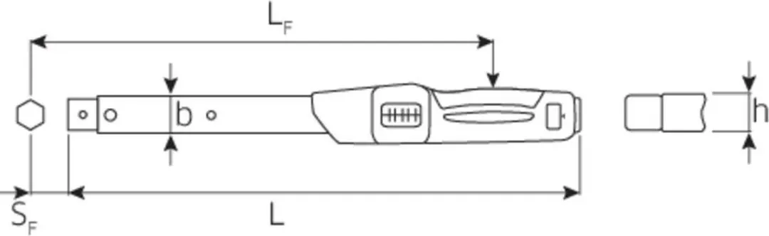 Stahlwille 730N/5 Momentsleutel 50181005 - 730 Nm