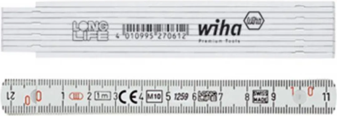 Wiha 27061 Duimstok 1m - Geel