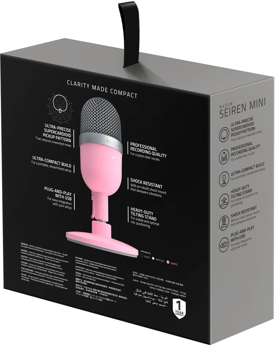 Razer Seiren Mini RZ19-03450200 Microfoon - Quartz