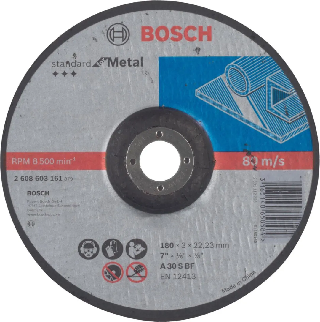 Bosch Professional Doorslijpschijf A 30 S BF 180mm Metaal