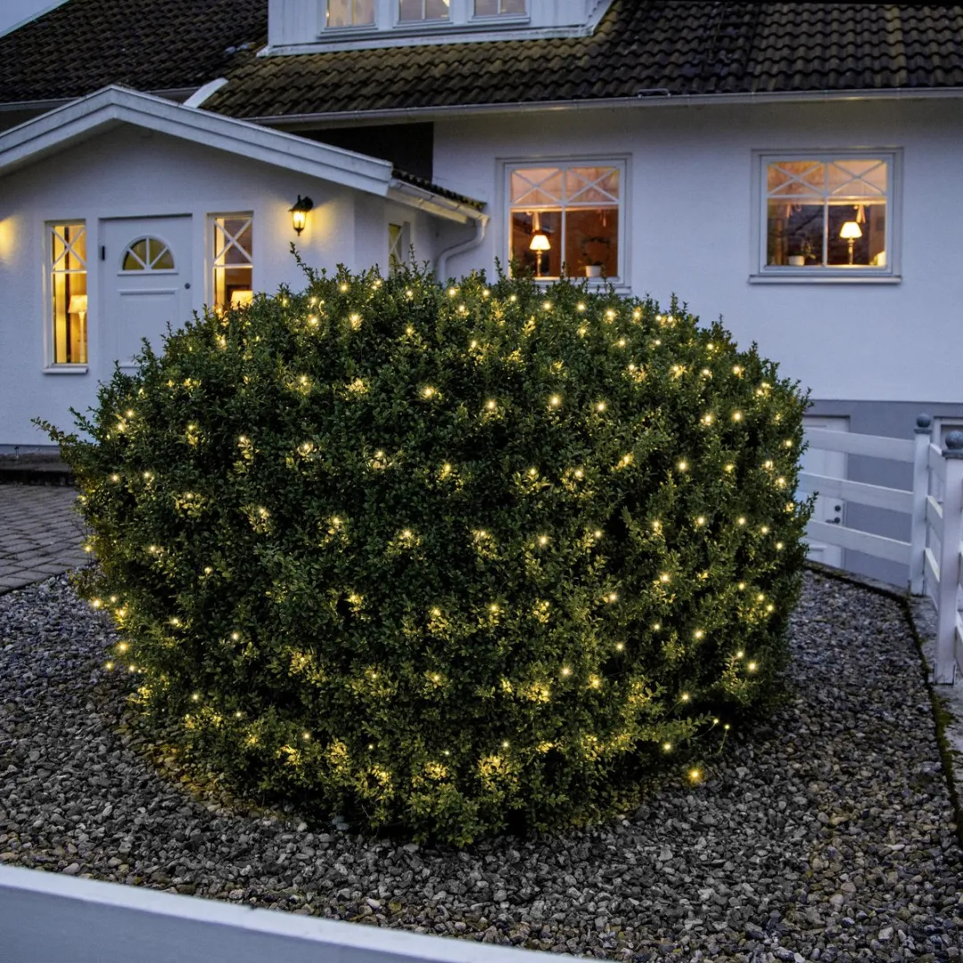 Star Trading LED Netverlichting Krokant IJswit