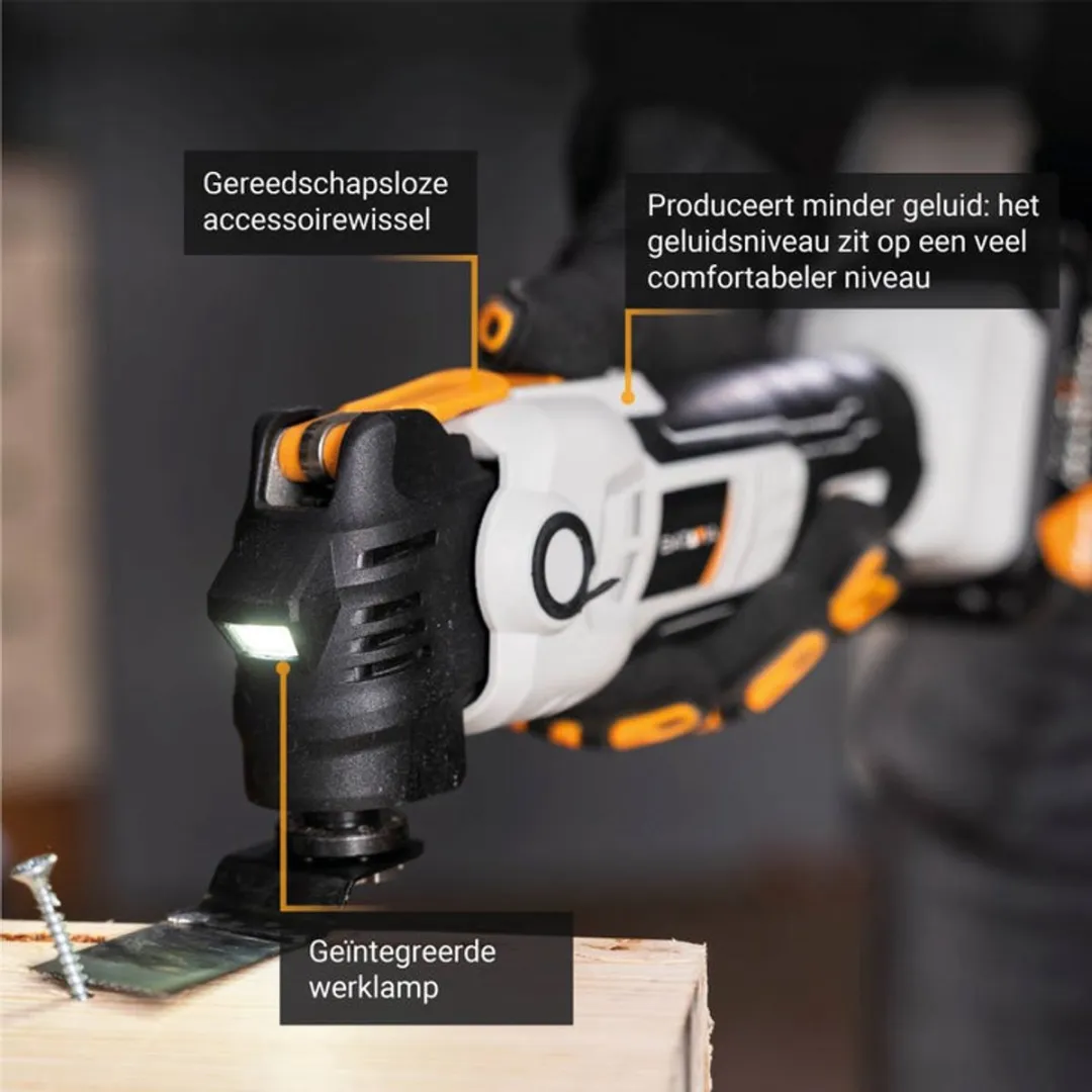 Batavia 18V Anti Vibratie Accu Multitool EC1_7064049 - 2.0Ah