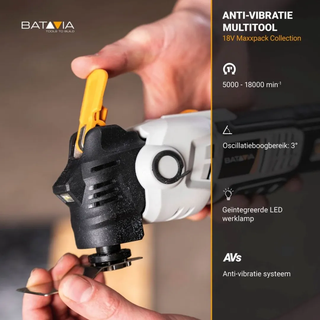Batavia 18V Anti Vibratie Accu Multitool EC1_7064049