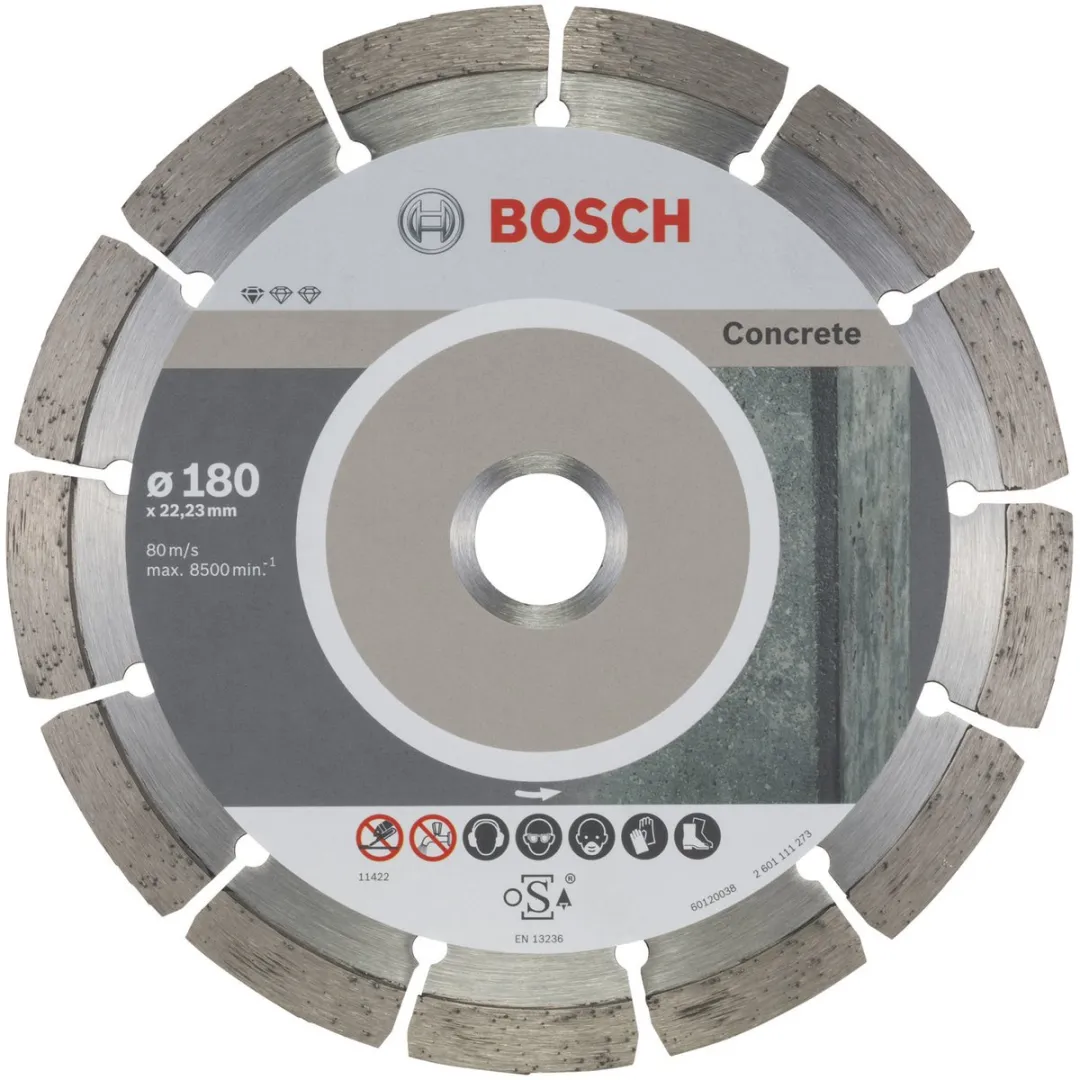 Bosch Diamantschijf 10x22,23mm Prof Concrete 180