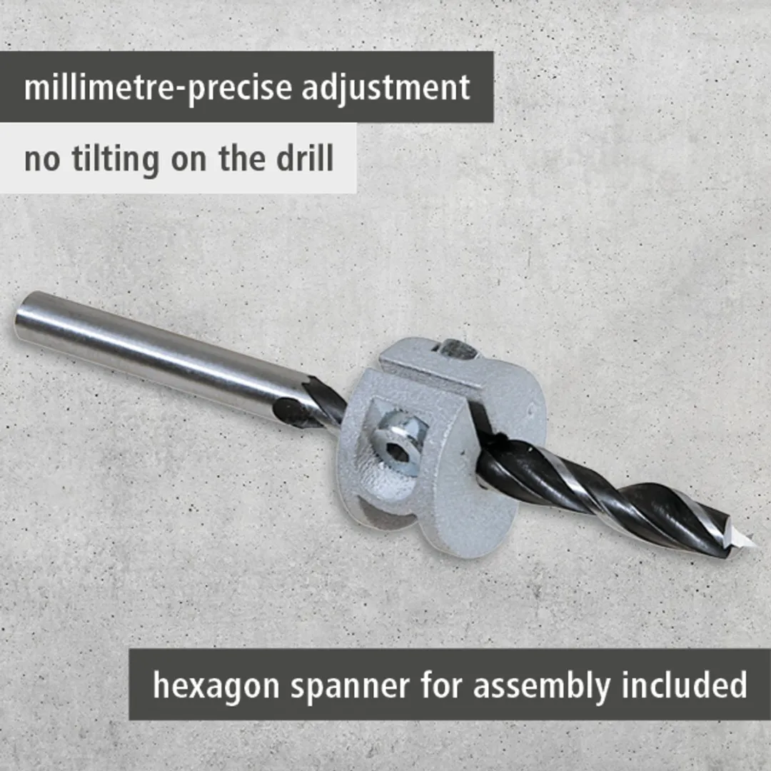 Wolfcraft Starter Set Boren met Dieptebegrenzing 8639000 - 3 Stuks