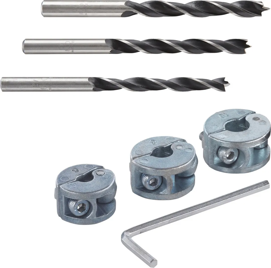 Wolfcraft Starter Set Boren met Dieptebegrenzing 8639000