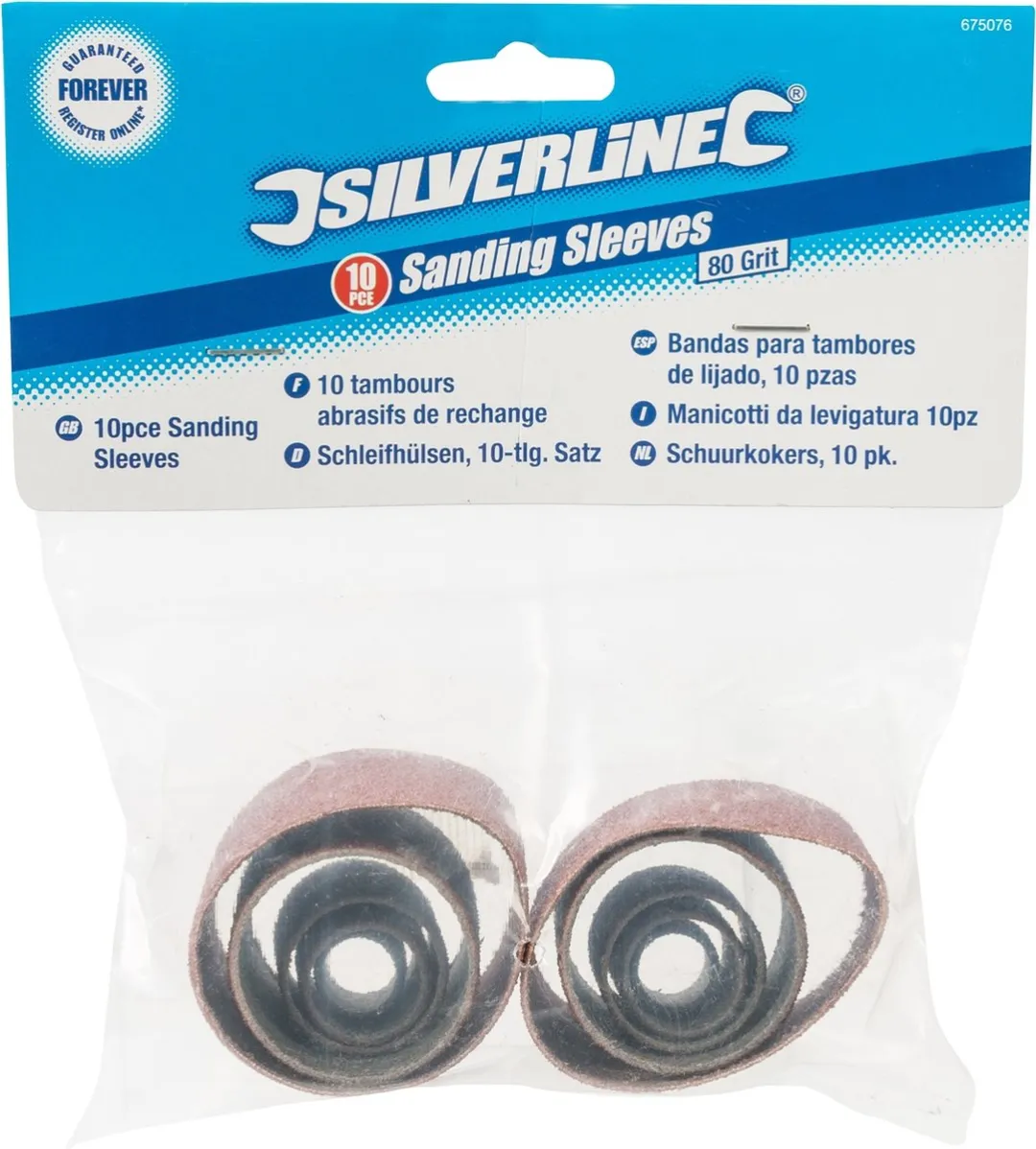 Silverline Schuurkokers 80 Korrel - 10 Stuks