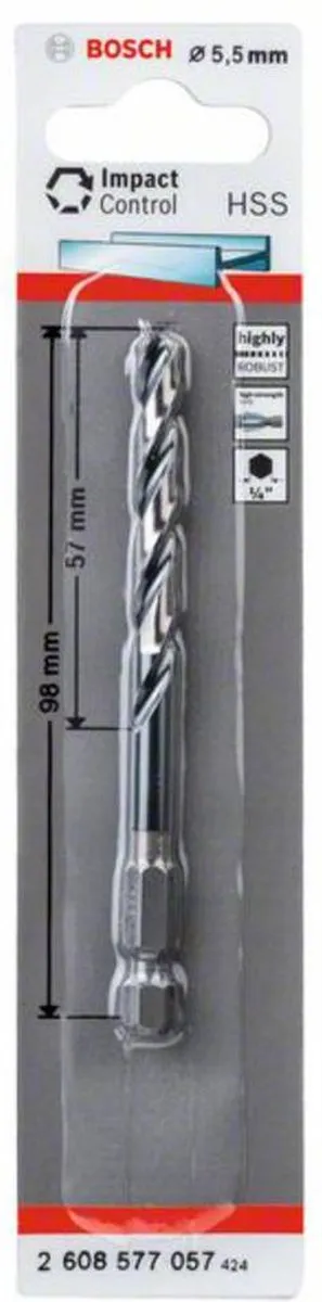 Bosch HSS Klopboormachine 5,5mm - MPN 2608577057