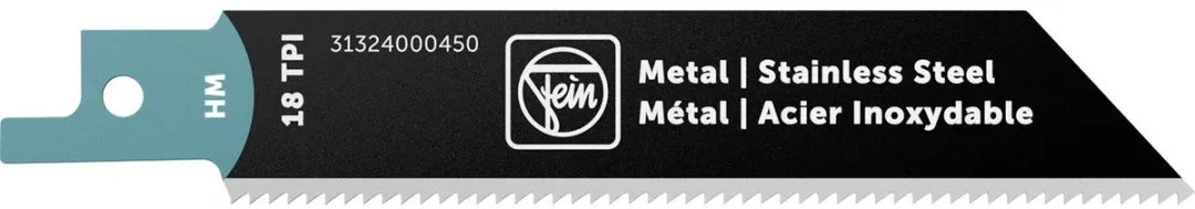 Fein HM 95 T18 MSS Reciprozaagblad 31324000450