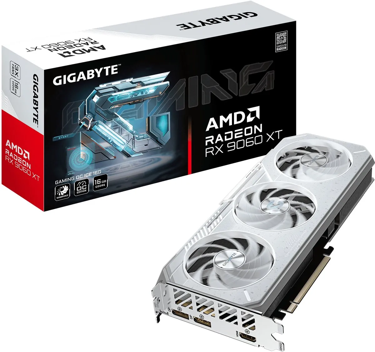 Gigabyte Radeon RX 9060 XT OC ICE GV-R906XGAMINGOCICE-16GD