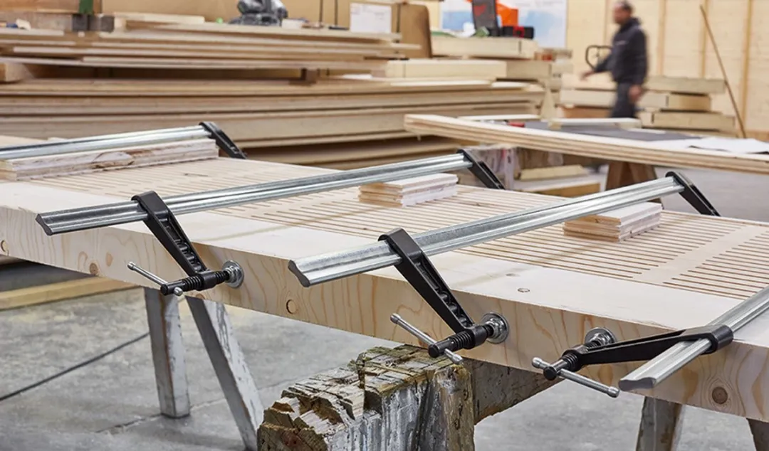 Bessey Lijmtang Knevelgreep TGK250K - 120mm - Aluminium/Zwart