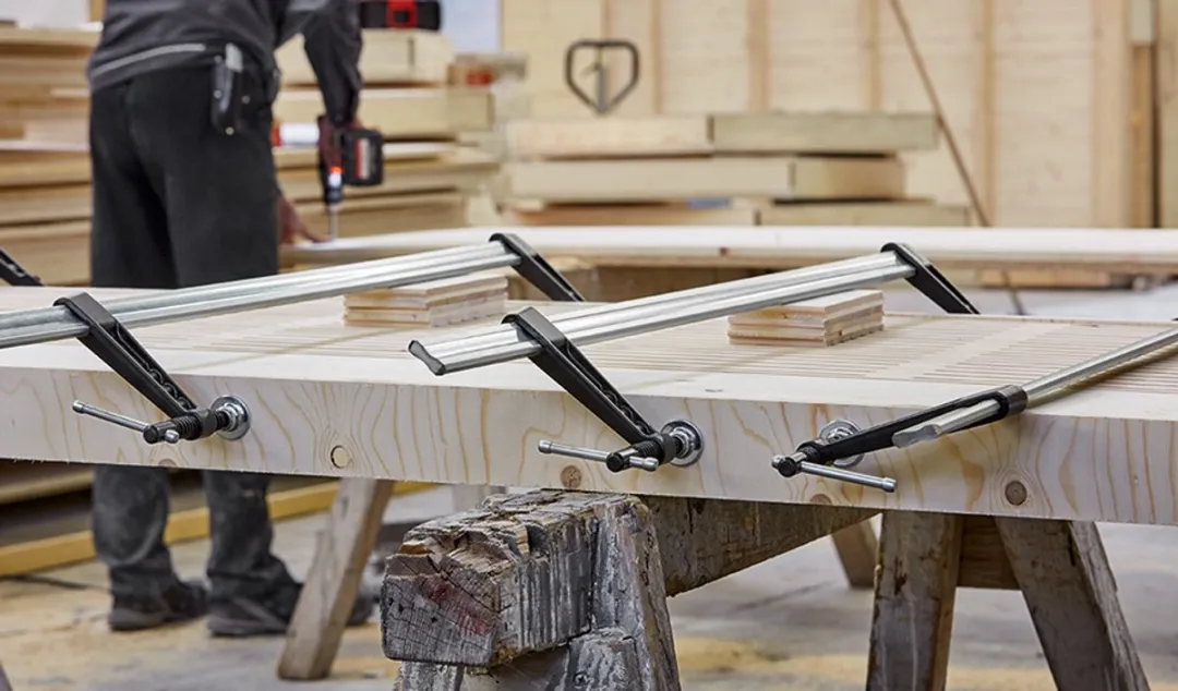 Bessey Lijmtang Knevelgreep TGK250K - 120mm - Aluminium/Zwart