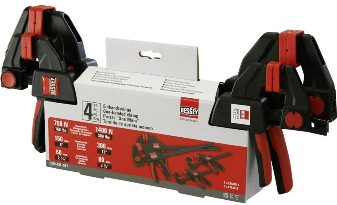 Bessey EZM-EZL-Set Set met één hand