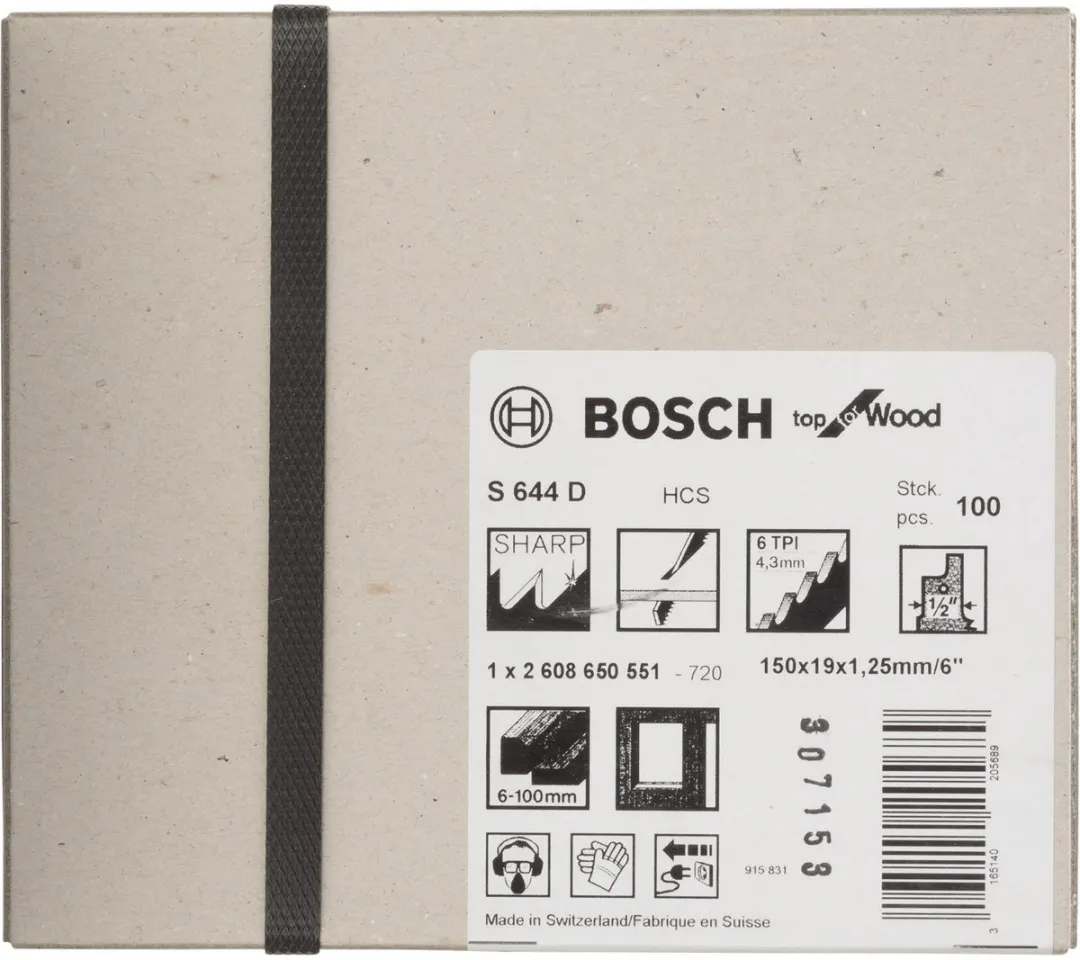 Bosch Reciprozaagblad S 644 D Top for Wood - 100 Stuks