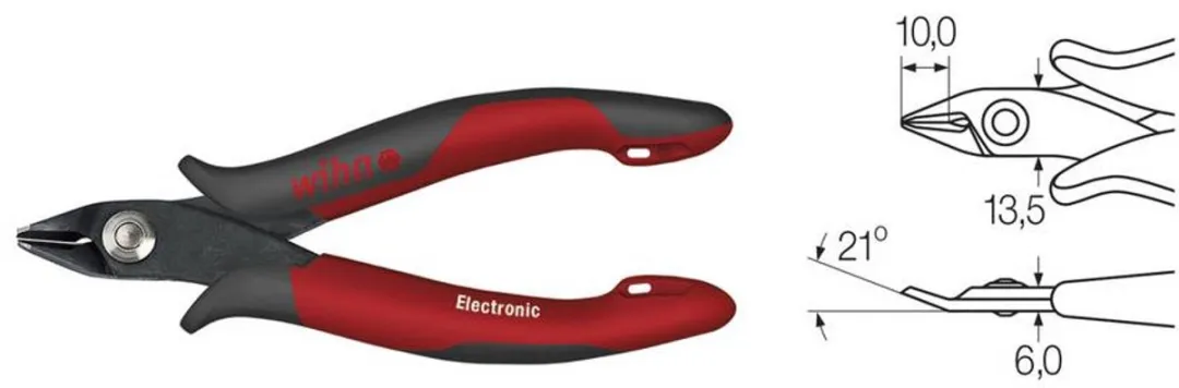 Wiha Zijkniptang 26815 - Elektronisch
