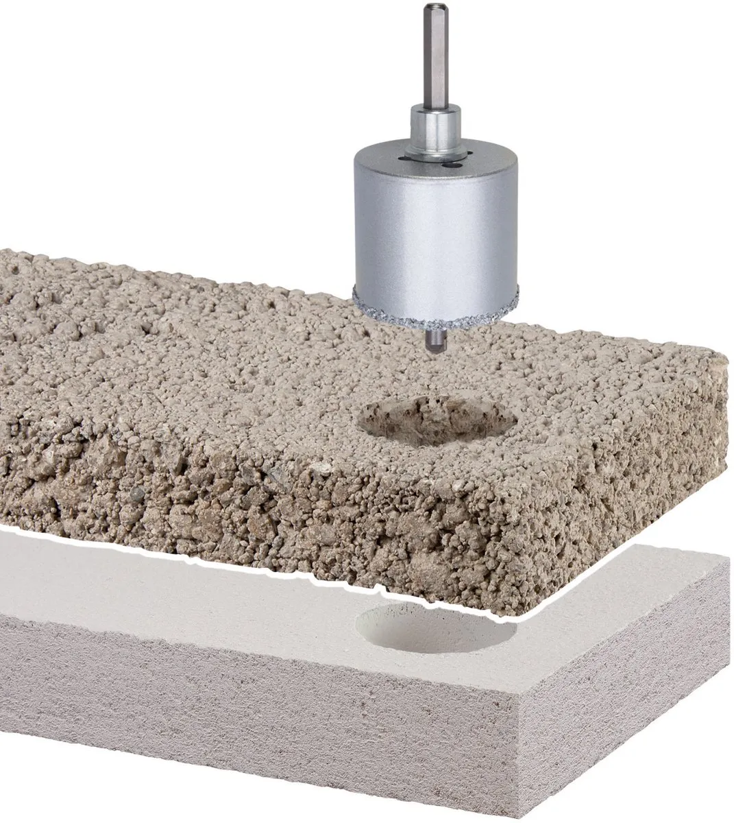 Wolfcraft Gatenzaagset Metselwerk 1003000 - Ø 33/53/68mm