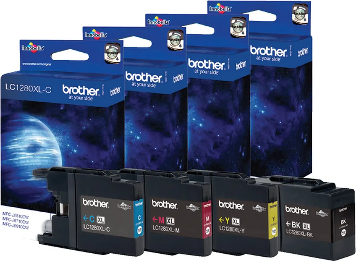 Brother LC-1280XLBK Inktcartridge - Zwart - 54.7ml