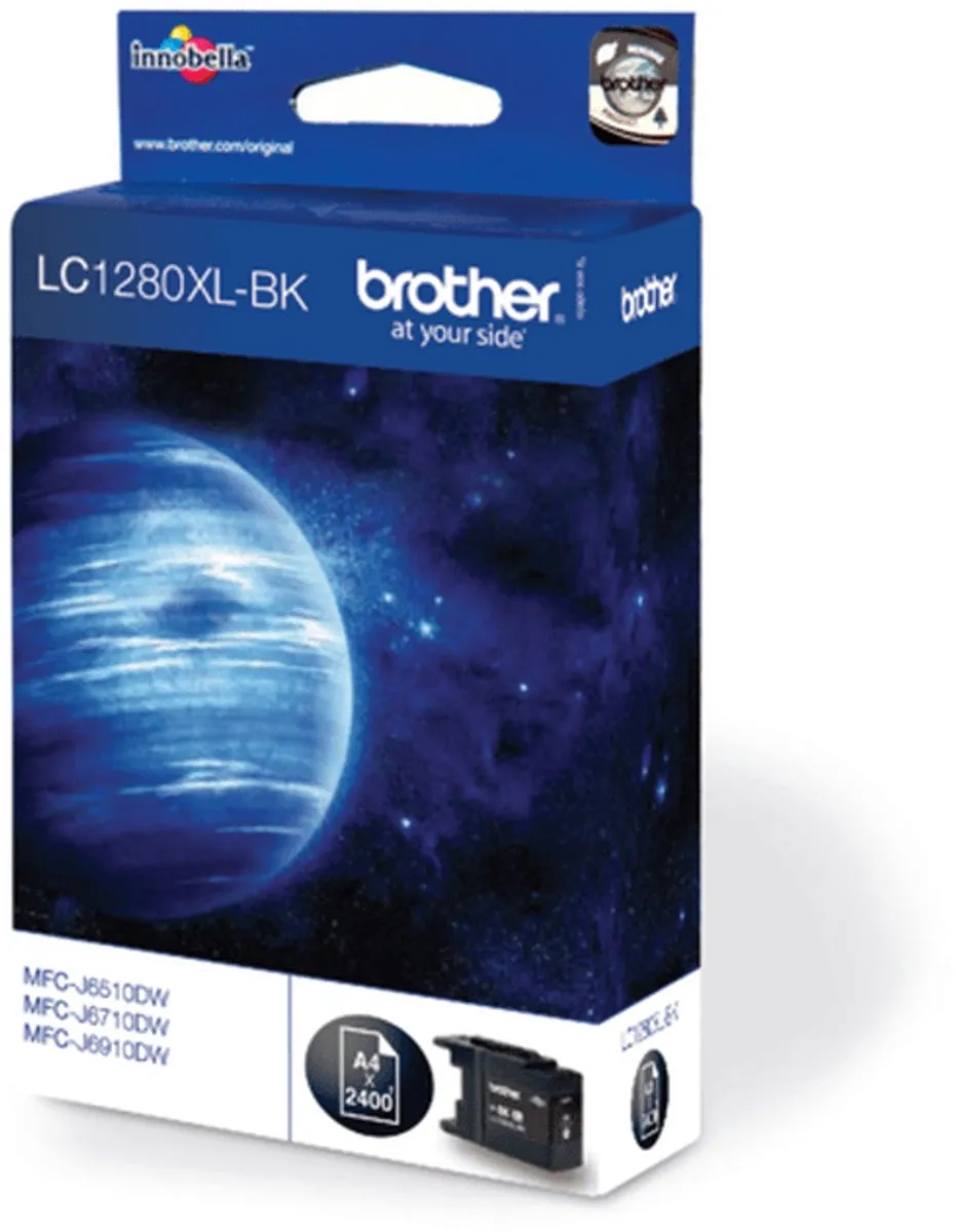 Brother LC-1280XLBK Inktcartridge - Zwart - 54.7ml
