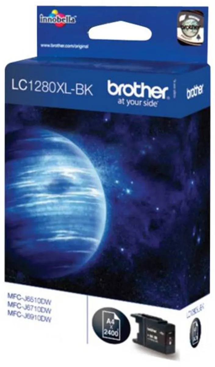 Brother LC-1280XLBK Inktcartridge - Zwart - 54.7ml