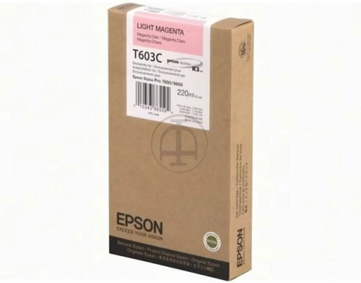 Epson T603C00 Inktcartridge Licht Magenta