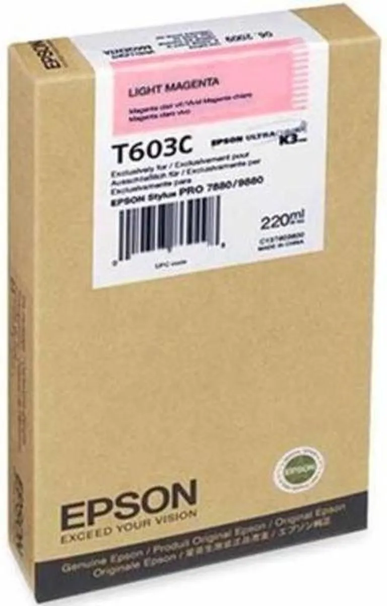 Epson T603C00 Inktcartridge Licht Magenta